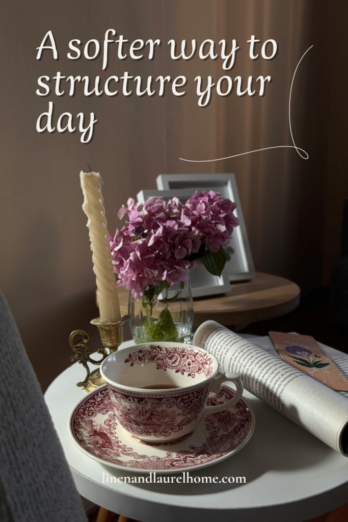 Evening home reset with soft lighting and tidy spaces