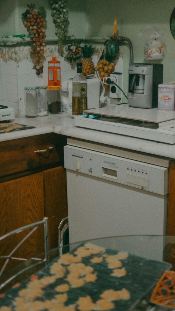 simple evening routine for homemakers tidying cozy living room with blankets