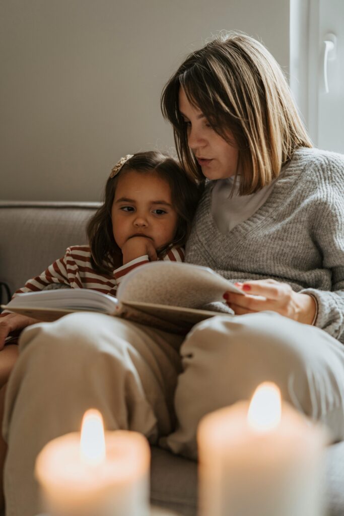simple handwritten daily rhythm for homeschooling moms on paper with a cup of tea nearby